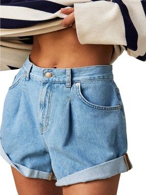 Free People We The Free Danni Shorts High Rise Open Sky Small